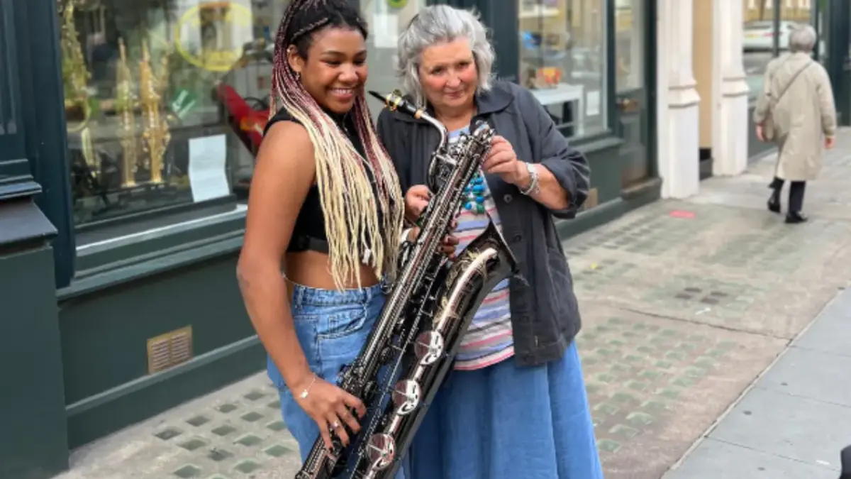 Marikit with new Baritone-Saxophone