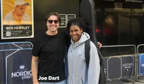 An image of Marikit with Joe Dart